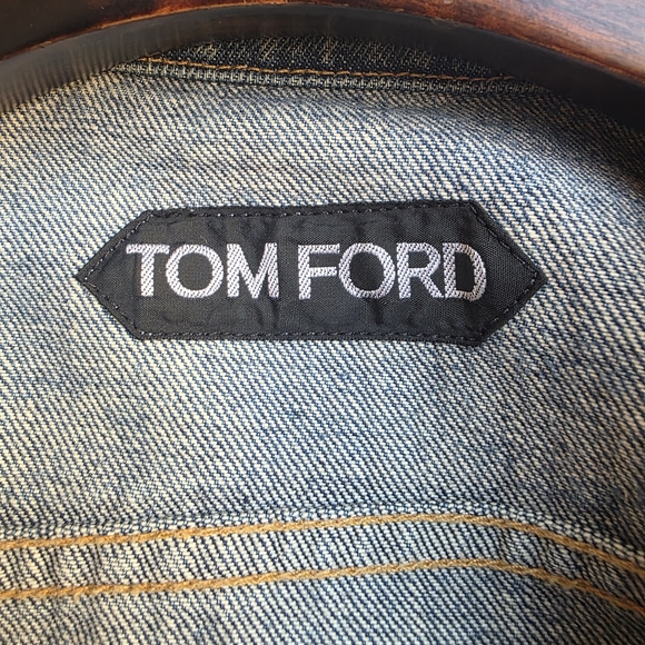 Tom Ford Men's Blue Denim Jacket - Picture 12 of 16
